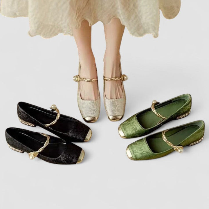 Chrystahh | Women's Cushioned Buckle Orthopedic Mary Jane Shoes