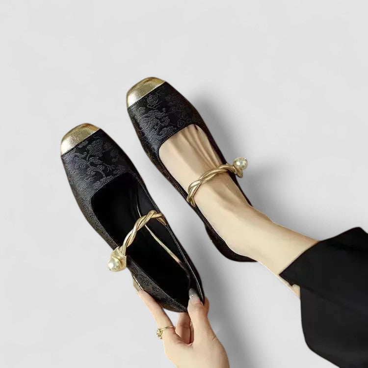 Chrystahh | Women's Cushioned Buckle Orthopedic Mary Jane Shoes