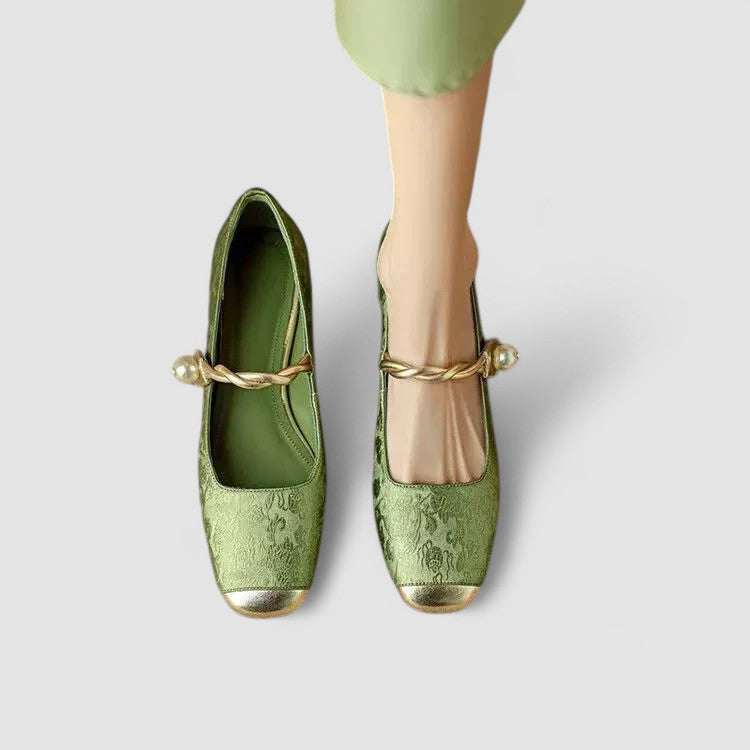 Chrystahh | Women's Cushioned Buckle Orthopedic Mary Jane Shoes