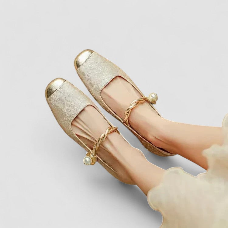 Chrystahh | Women's Cushioned Buckle Orthopedic Mary Jane Shoes