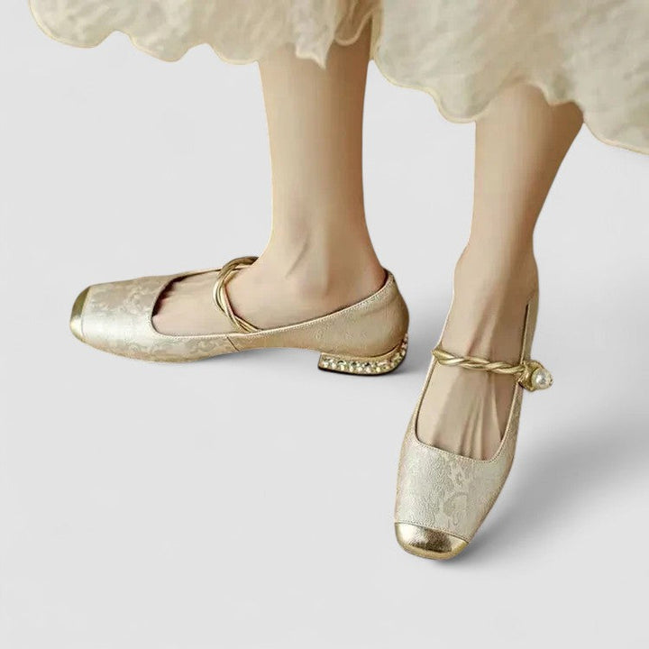Chrystahh | Women's Cushioned Buckle Orthopedic Mary Jane Shoes