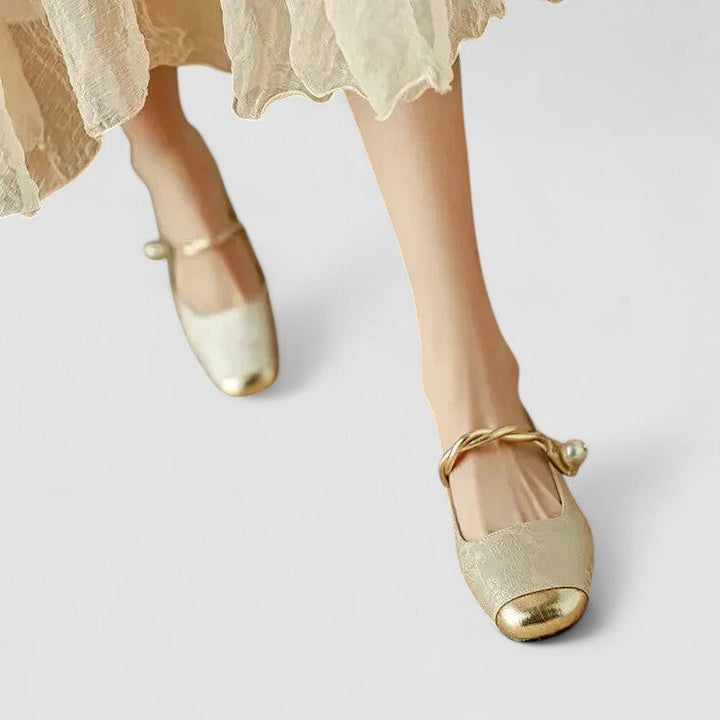 Chrystahh | Women's Cushioned Buckle Orthopedic Mary Jane Shoes