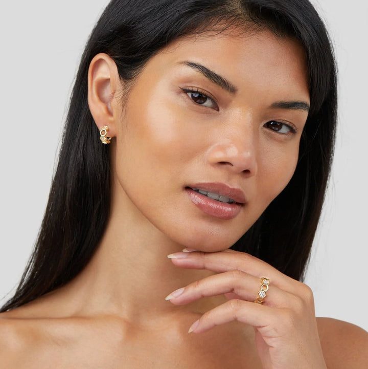 Cinthia | Gold and Crystal Ring