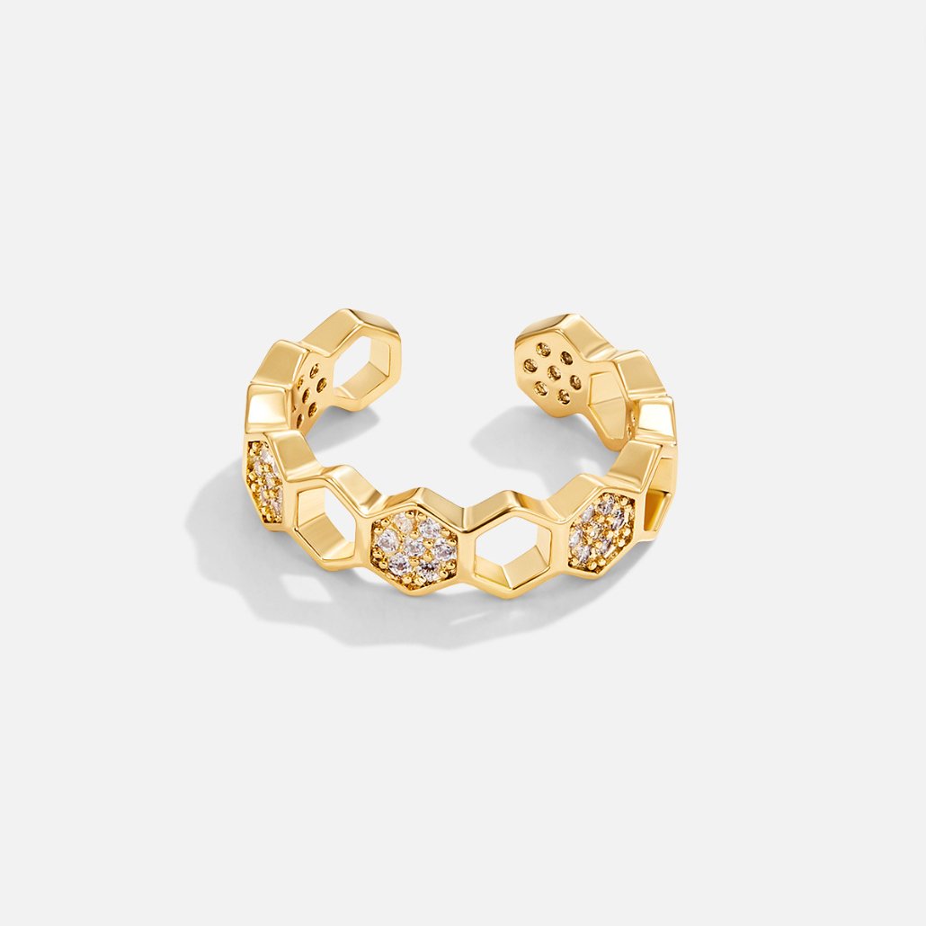 Cinthia | Gold and Crystal Ring