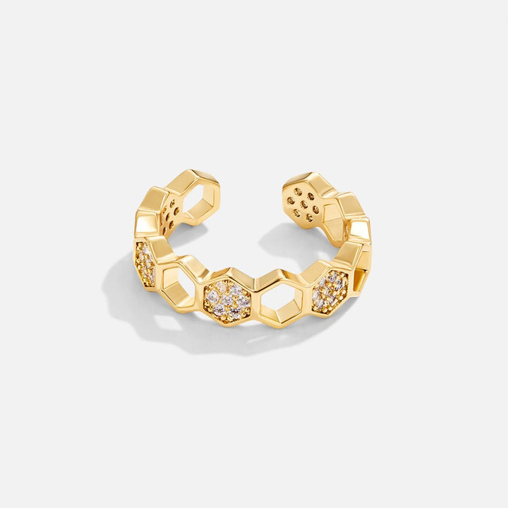 Cinthia | Gold and Crystal Ring