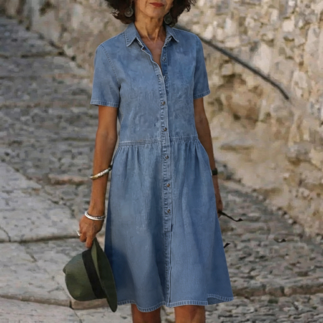 Aada | Women's Relaxed Casual Everyday Mini Dress