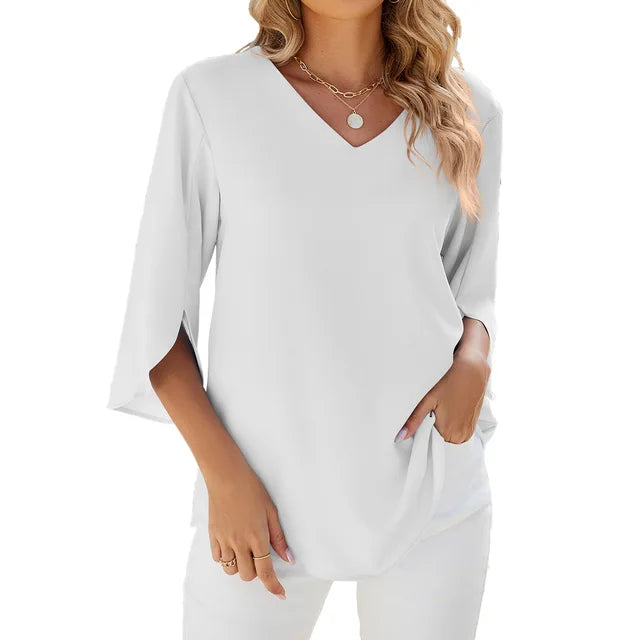 Cara | Women's V-neck Blouse