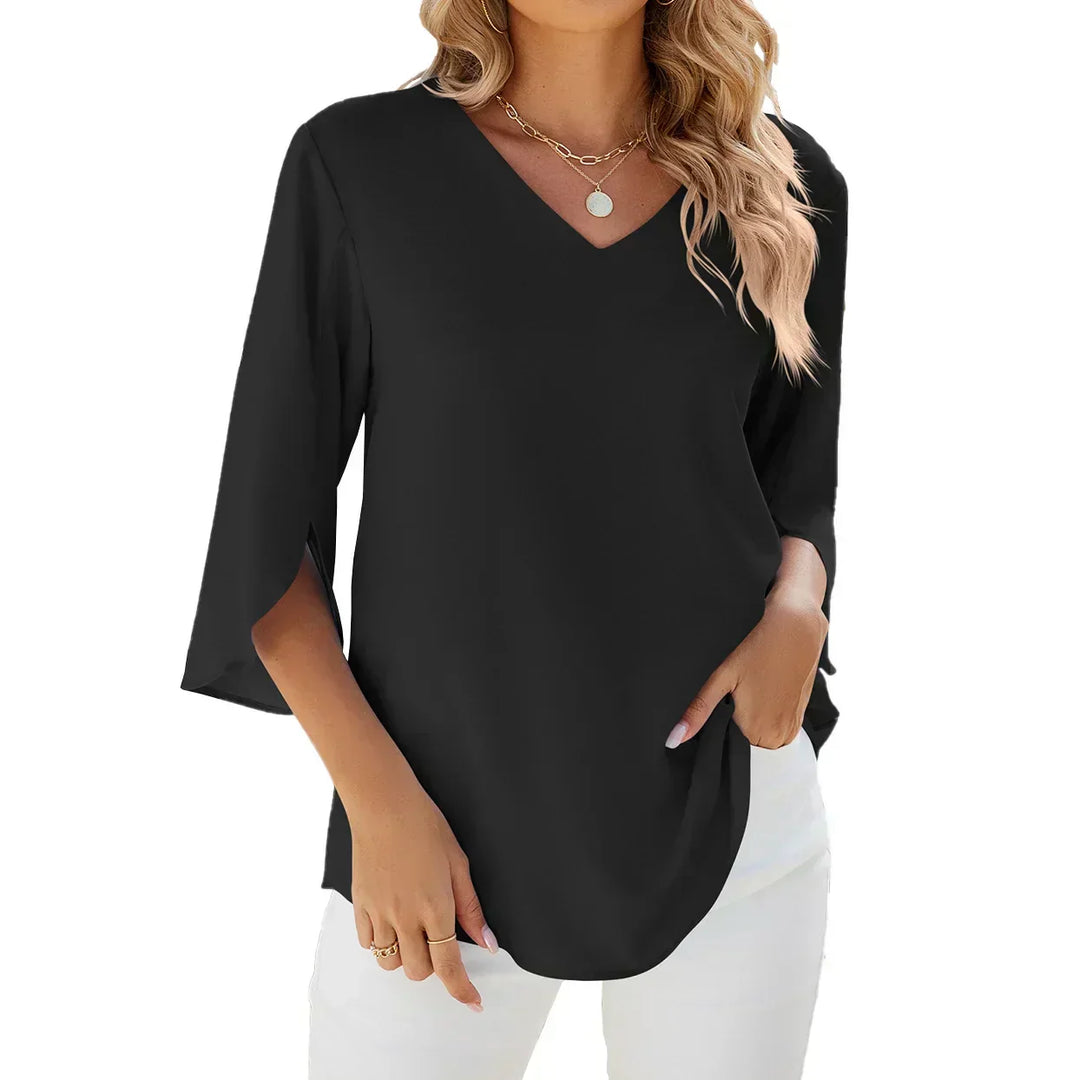 Belinda | Women's V-Neck Blouse