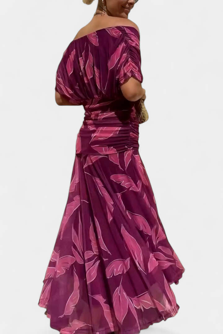 Alondra | Women's V-Neck Long Floral Maxi Dress