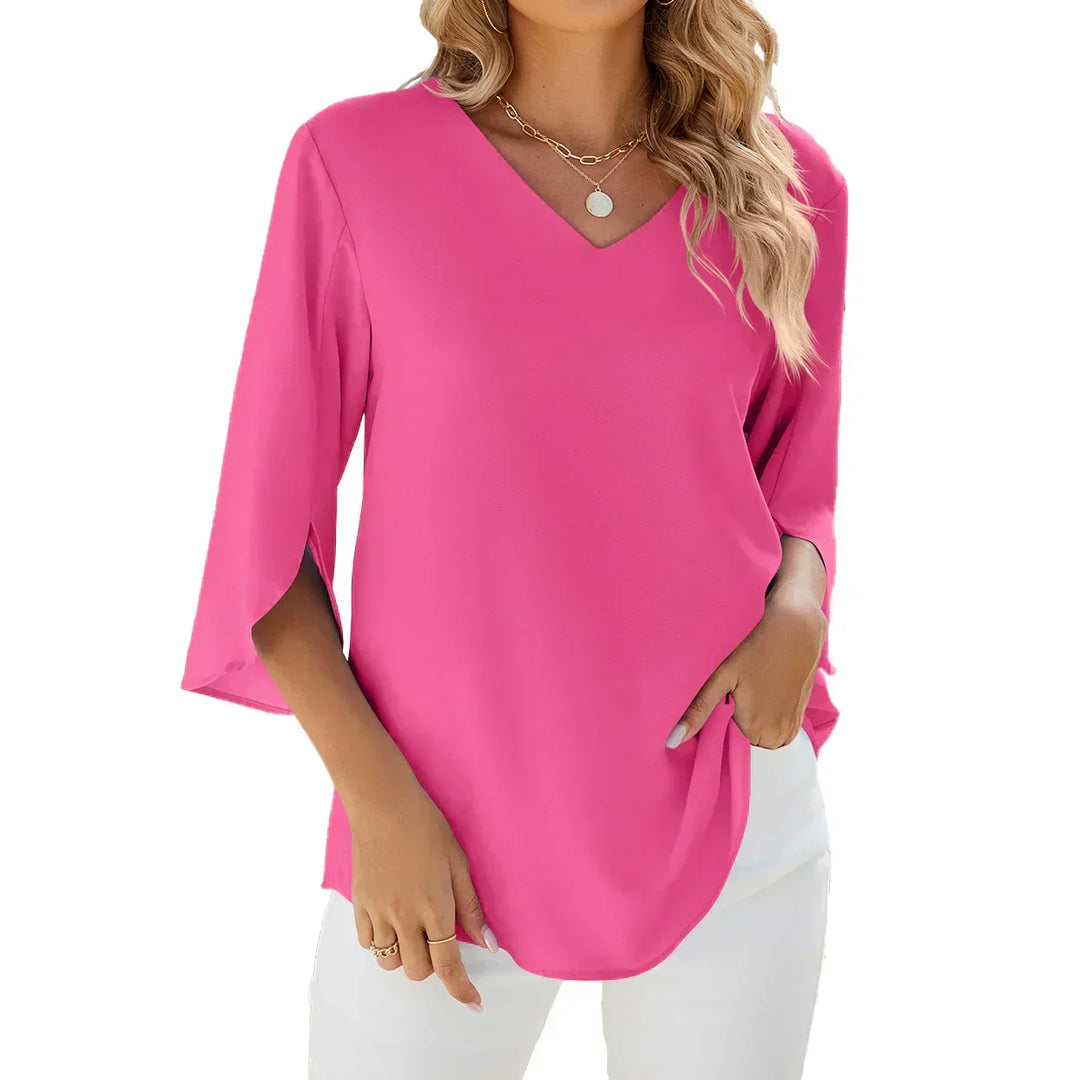 Belinda | Women's V-Neck Blouse