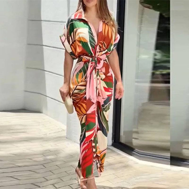 Amalia | Women's Luxe Wrap Maxi Dress (Almost Sold Out)