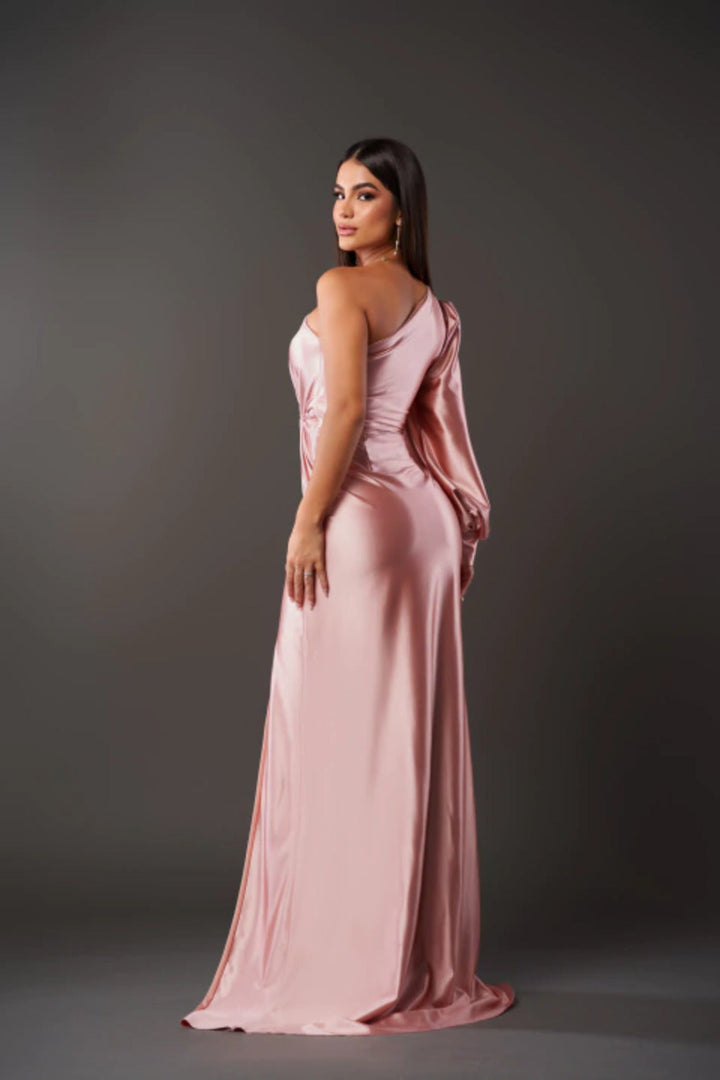 Anna | Women's Elegant Silhouette Maxi Dress with Side Slit