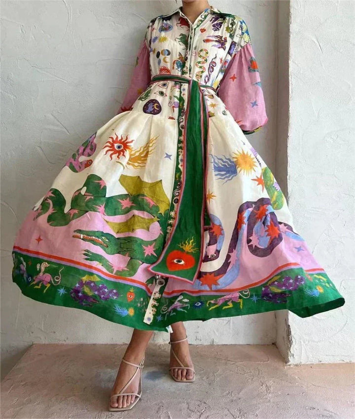 Claudia | Women's Dress with Volume