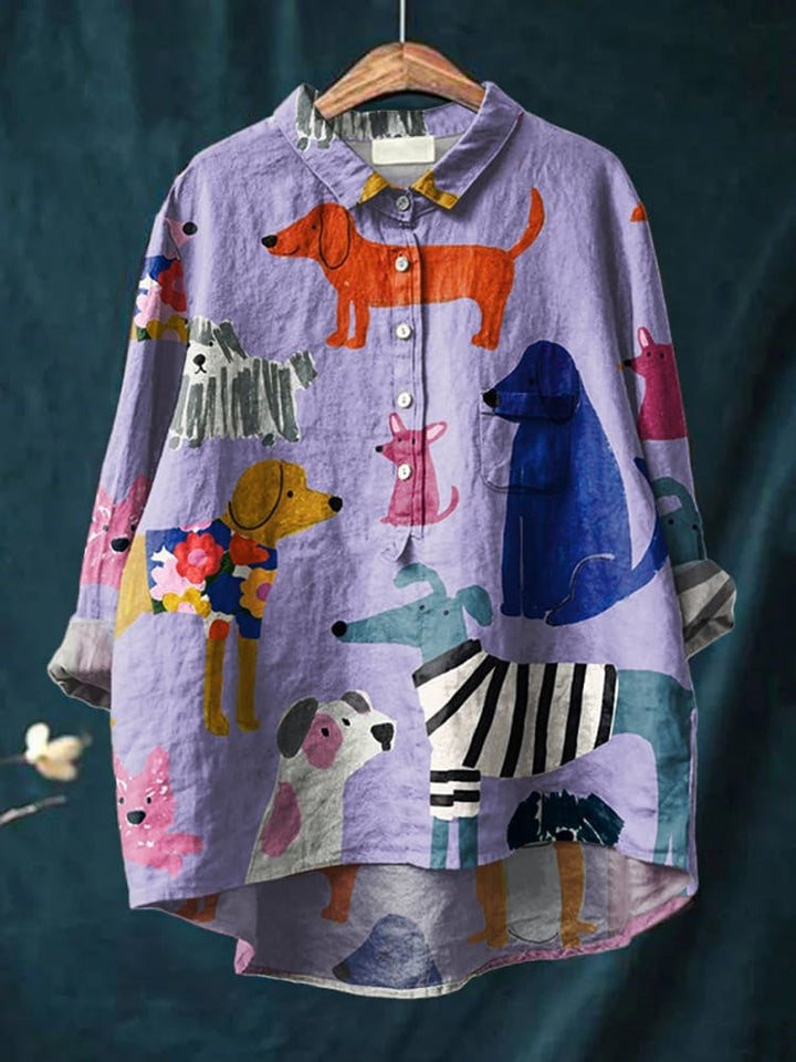 Cali | Longline Dog Art Shirt