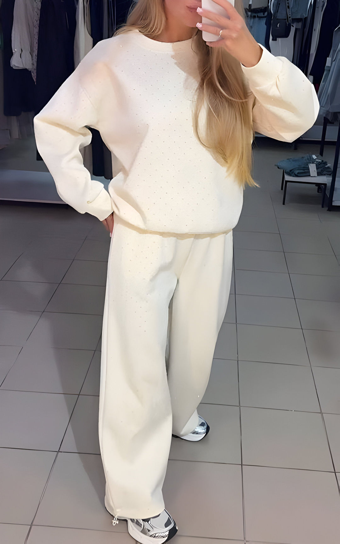 Morgan | Women's Relaxed Diamond Lounge Set