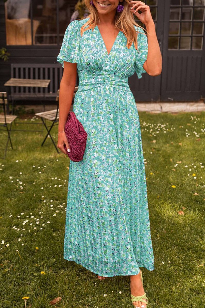 Bianca | Women's Elegant Long Maxi Dress with V-Neck