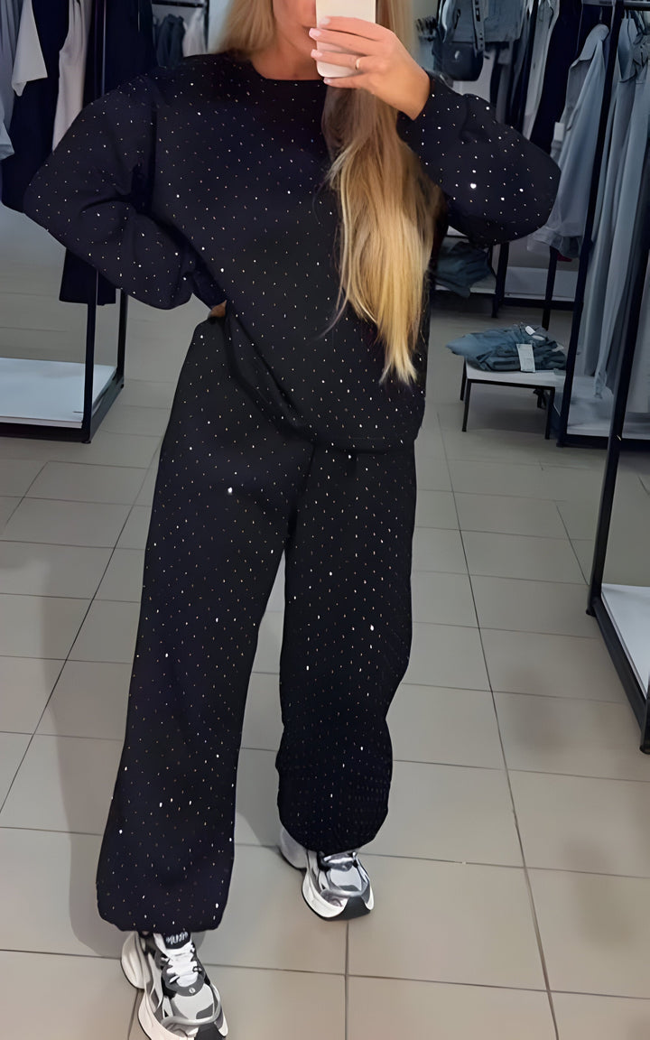 Morgan | Women's Relaxed Diamond Lounge Set