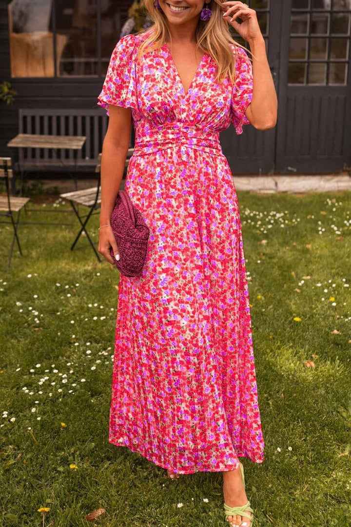 Bianca | Women's Elegant Long Maxi Dress with V-Neck