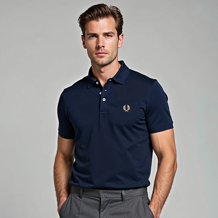 Calvin | Men's Elite Stretch Polo for Timeless Style | 1+1 Free