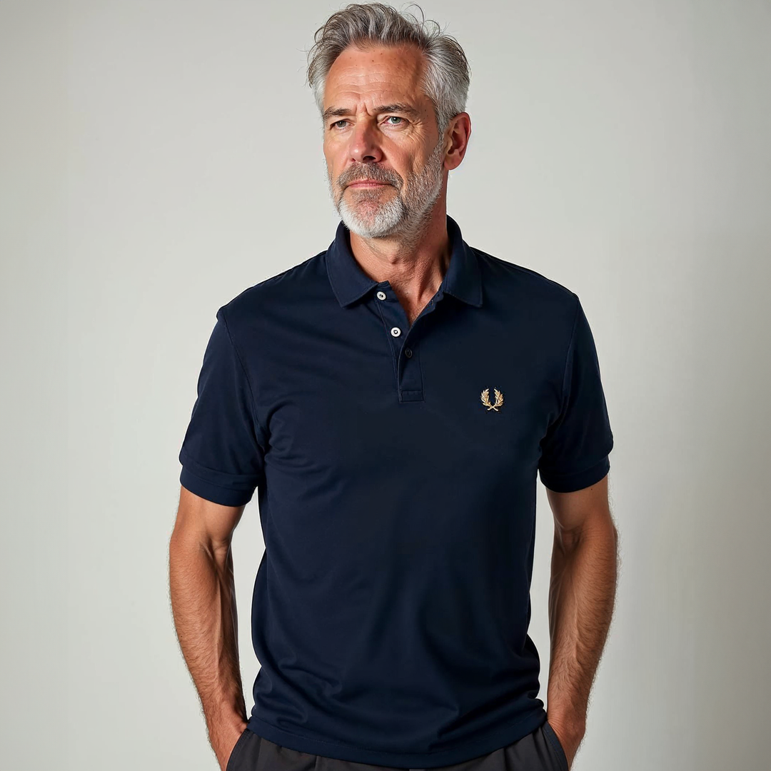 Calvin | Men's Elite Stretch Polo for Timeless Style | 1+1 Free