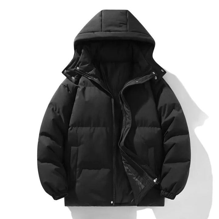 Elegant Hooded Men's Jacket with Hooded