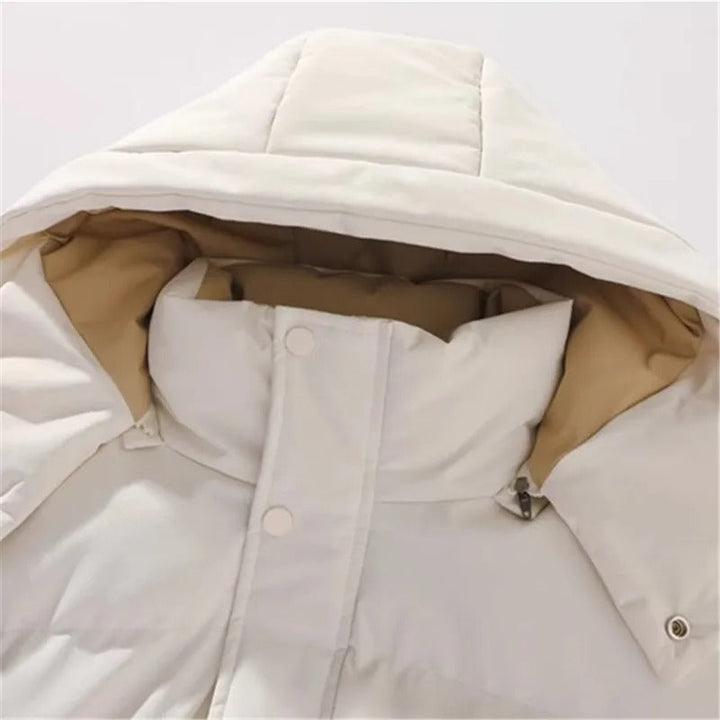 Elegant Hooded Men's Jacket with Hooded