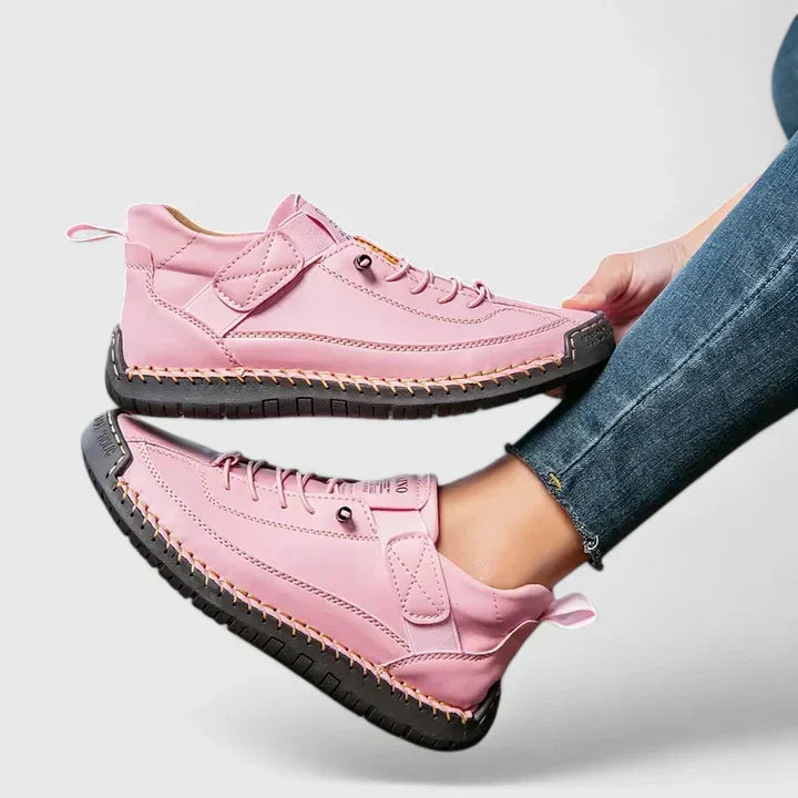 Kimberley | Women's Cushioned Lace-Up Comfy Orthopedic Trainers