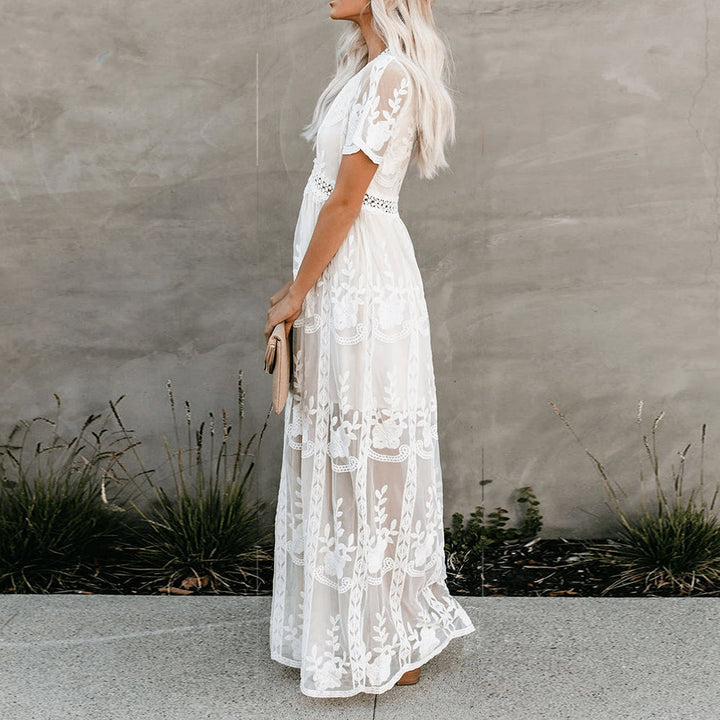 Amélie | Women's Elegant Boho Maxi Dress