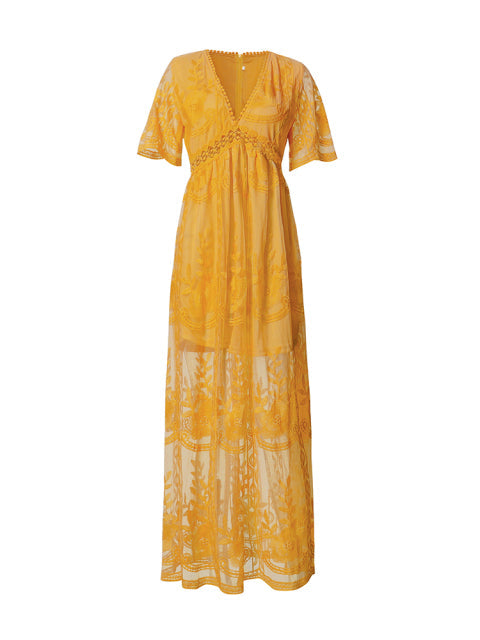 Amélie | Women's Elegant Boho Maxi Dress