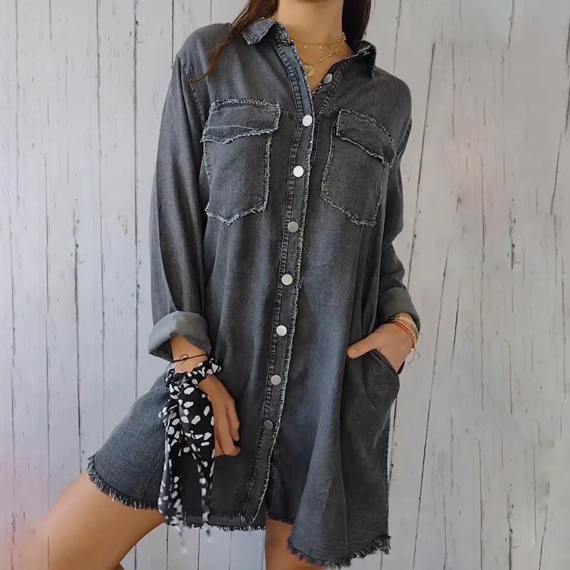 Annelie | Women's Summer Coat with Button Placket