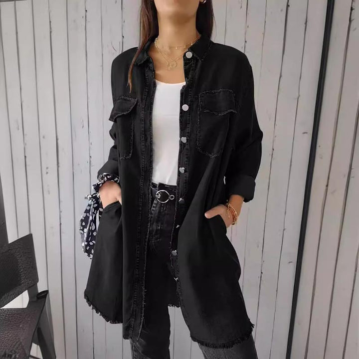 Annelie | Women's Summer Coat with Button Placket