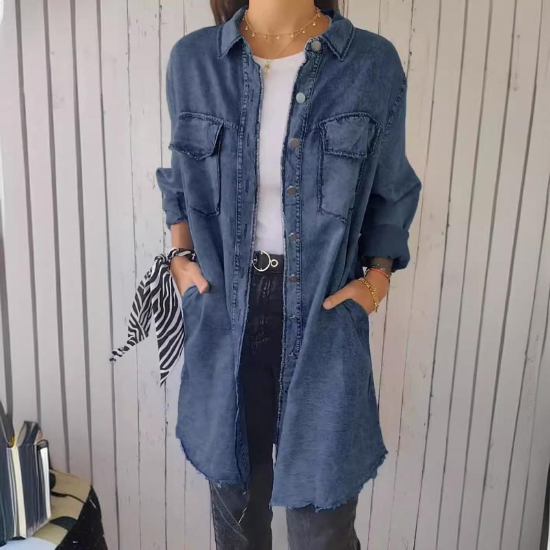 Annelie | Women's Summer Coat with Button Placket