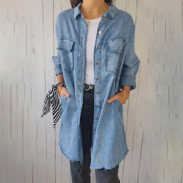 Annelie | Women's Summer Coat with Button Placket
