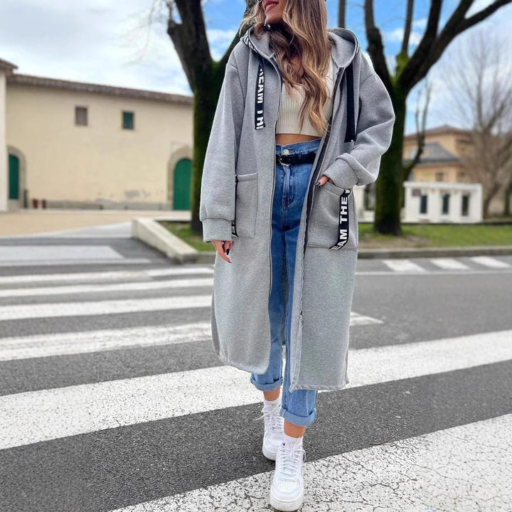 Marta | Women's Longline Relaxed Oversized Comfort Hoodie Coat