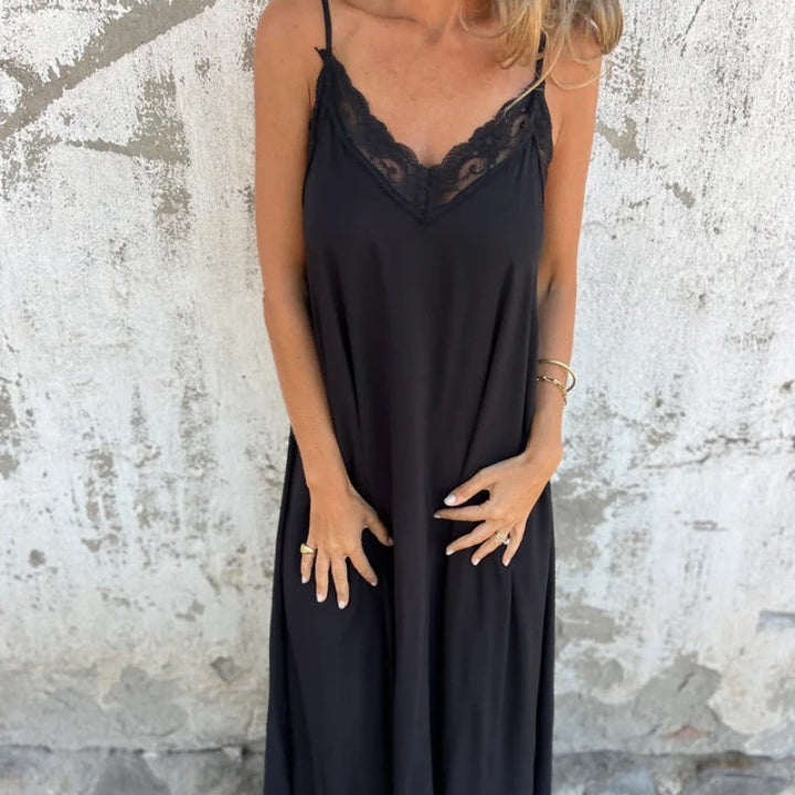 Carolina | Women's Elegant Sleeveless Maxi Dress