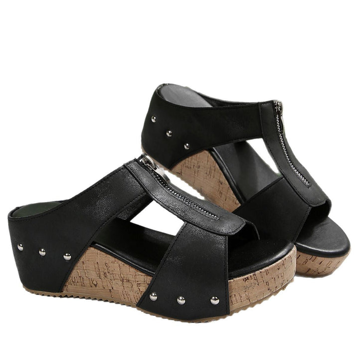 Ofelia | Women's Breathable Open-Toe Orthopedic Open Toe Wedge Sandals