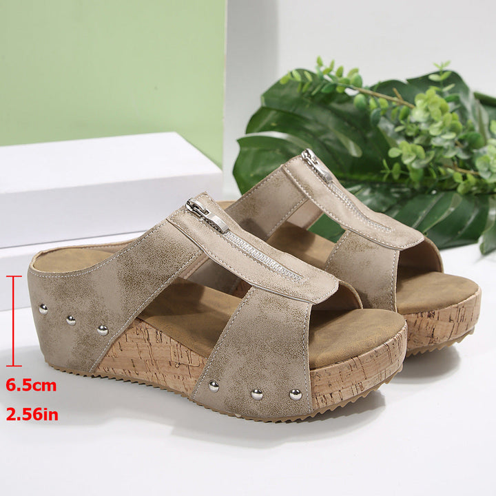 Ofelia | Women's Breathable Open-Toe Orthopedic Open Toe Wedge Sandals