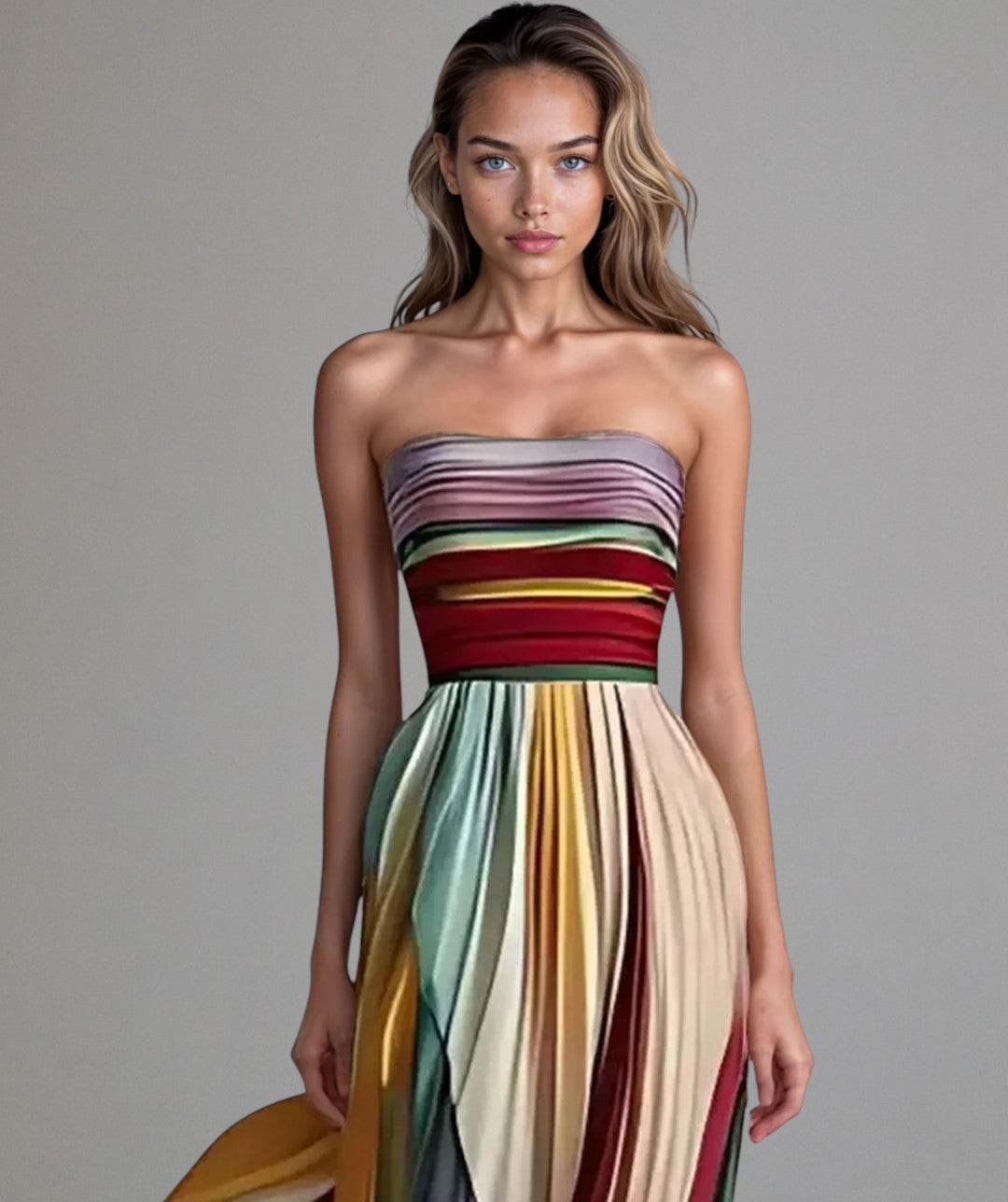 Flora | Women's Sleeveless Coloured Maxi Dress