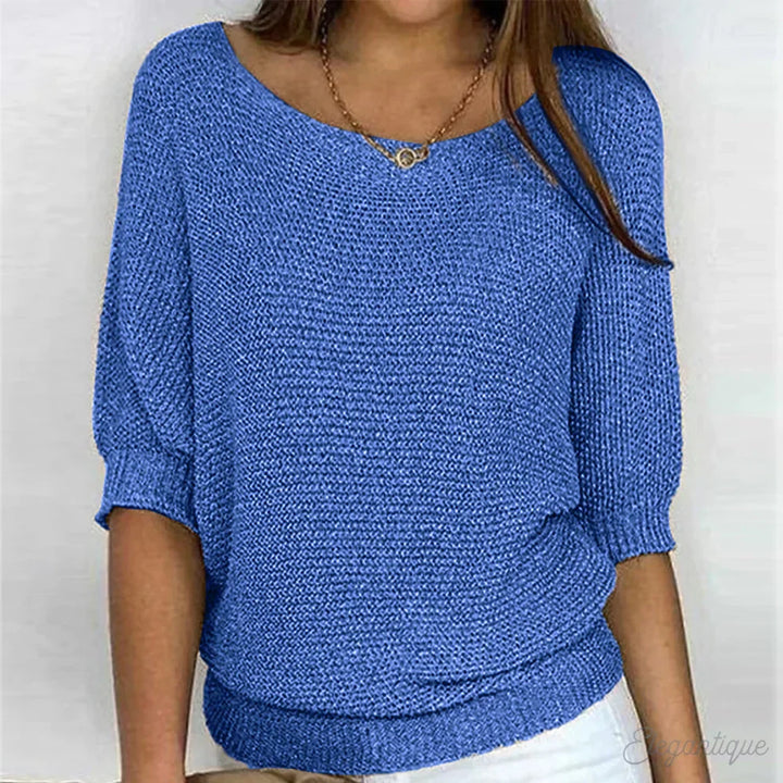 Eunice | Women's Relaxed Top with Round Neck