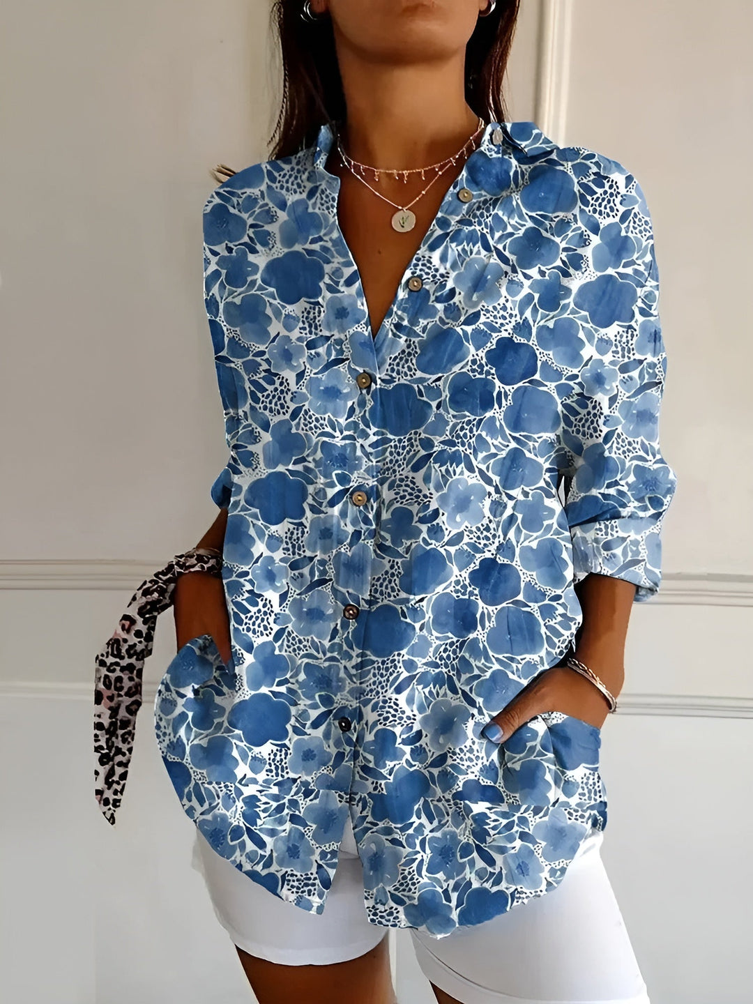 Avril | Women's Chic Blouse with Whimsical Prints