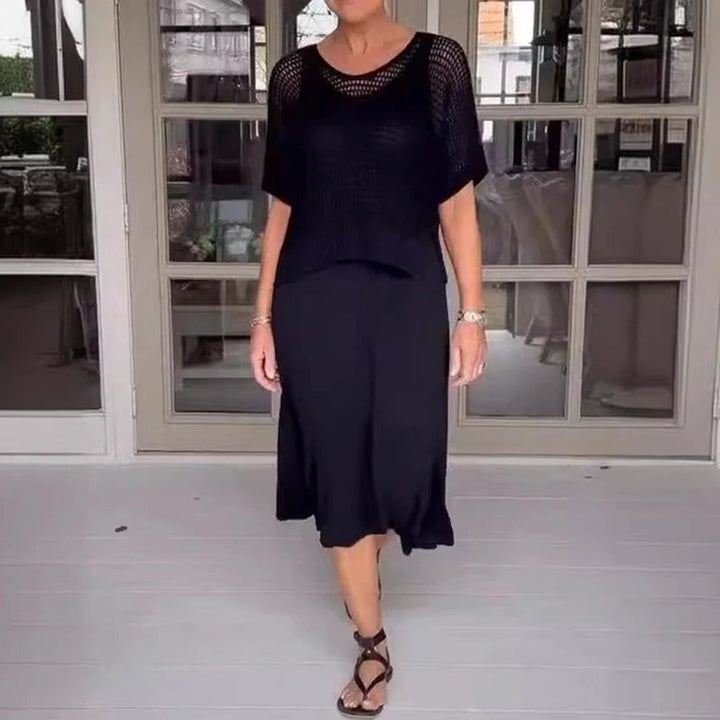 Alma | Women's Timeless 2-Piece Set with Short Sleeve