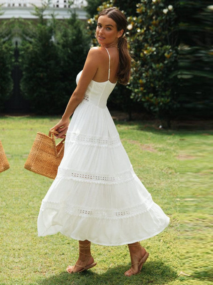 Sophie | Women's White Maxi Beach Dress