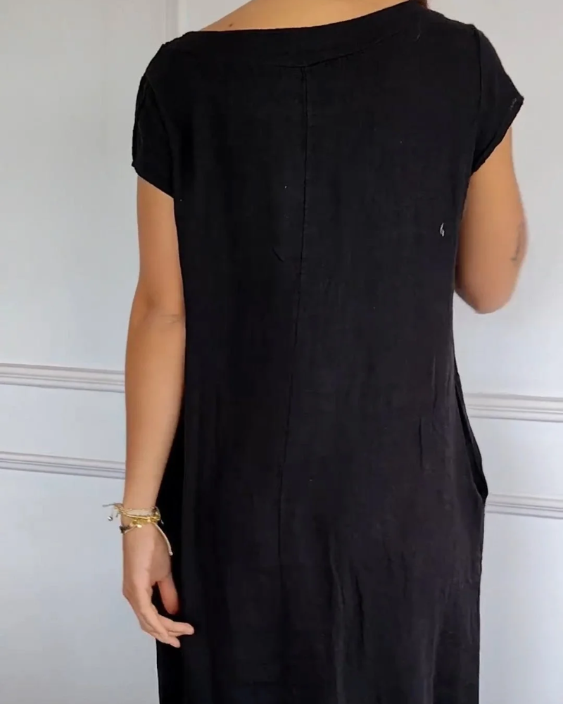 Brenna | Women's Casual Maxi Dress with Pockets