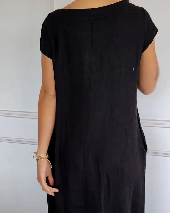 Brenna | Women's Casual Maxi Dress with Pockets